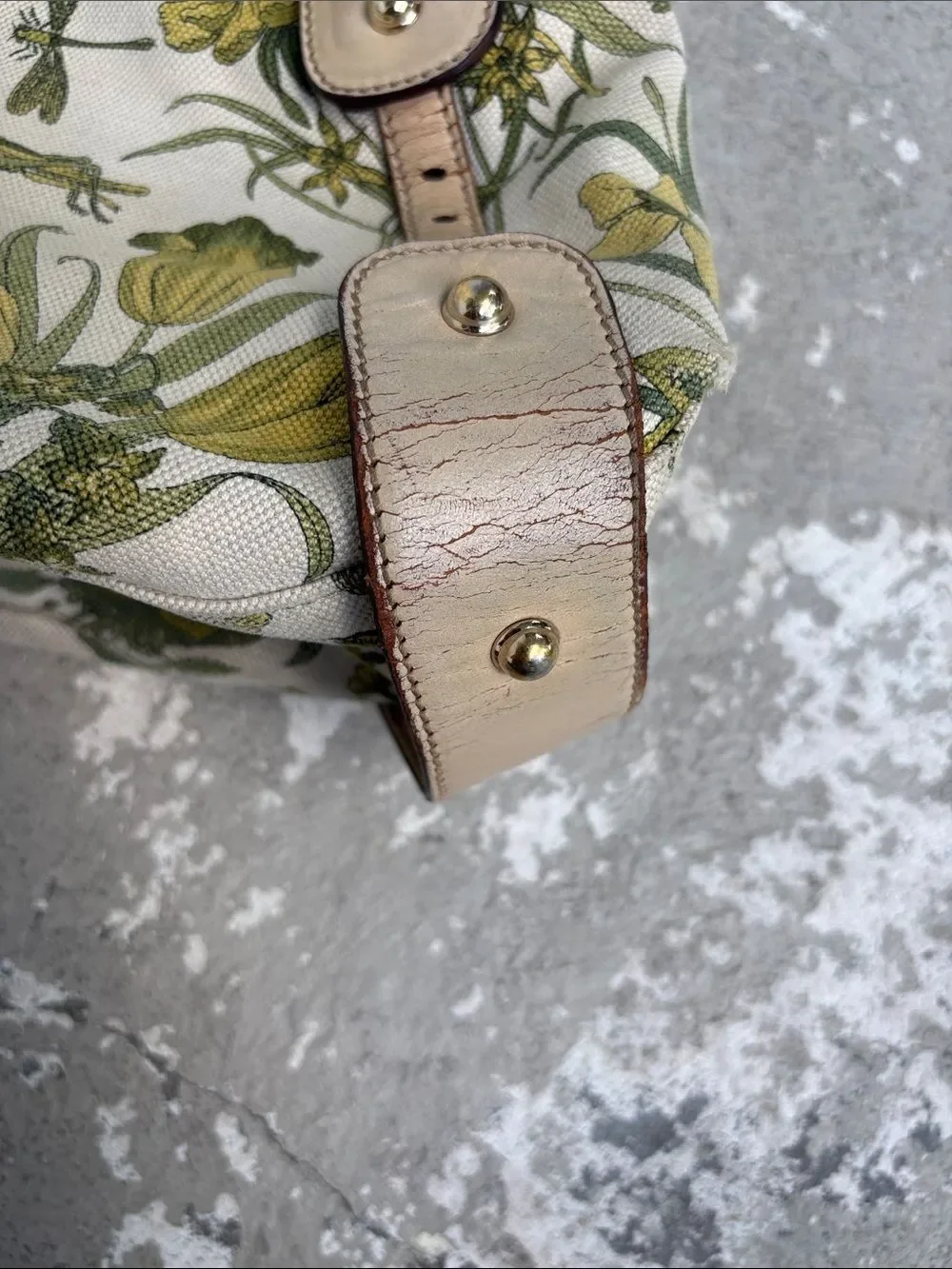 Gucci canvas floral Pelham Bag